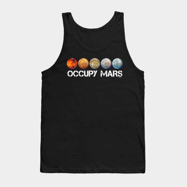 Occupy Mars Terraform Tank Top by Fuzzy Bear